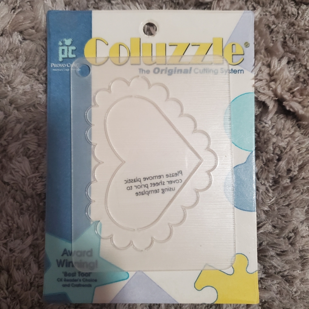 Coluzzle Heart Template